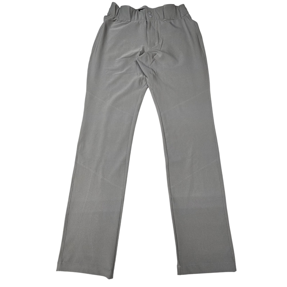 Adidas Mens Grey Baseball Pants Athletic Performance Trousers Size Medium 30x33